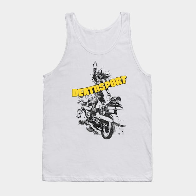 DEATHSPORT / 70s Dystopian Sci Fi Movie Tank Top by darklordpug